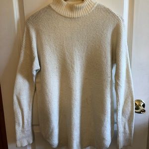 American Eagle Outfitters White Turtleneck Sweater